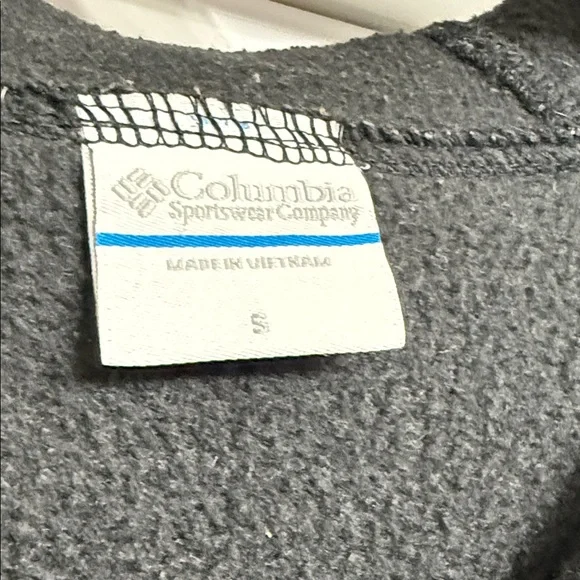 Columbia Black Full-Zip Fleece Hooded Jacket - Picture 3 of 4